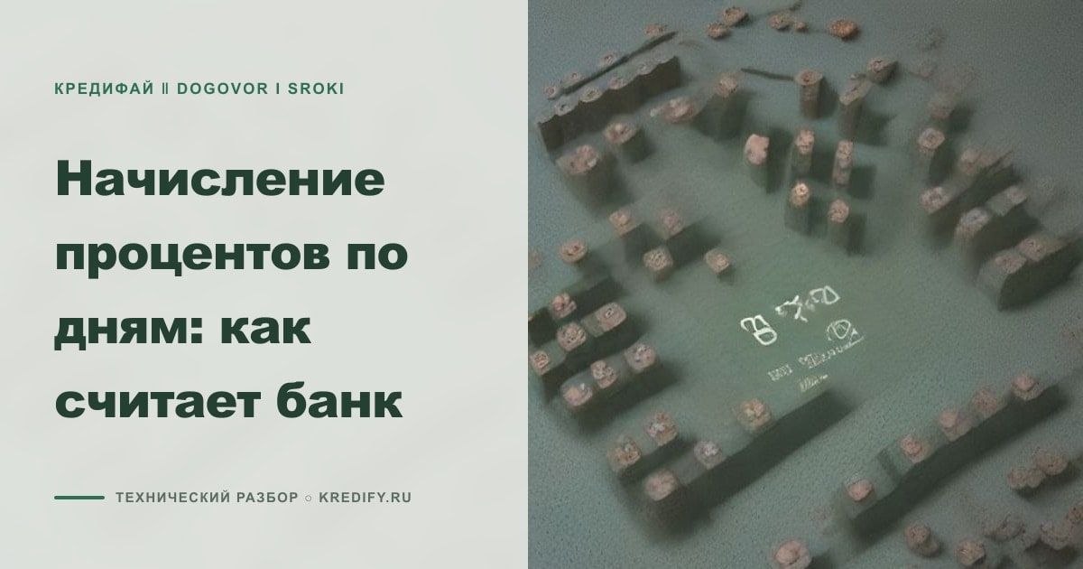 Иллюстрация к статье «Начисление процентов по дням: как считает банк»