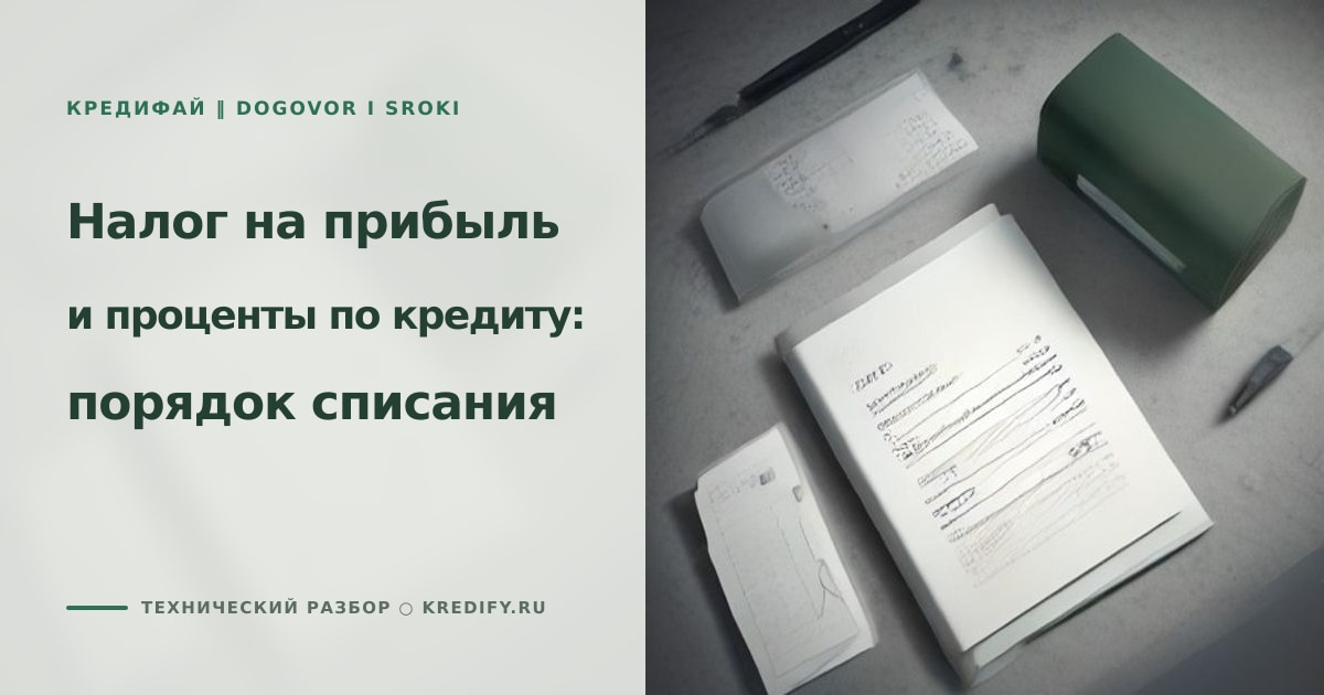 Иллюстрация к статье «Налог на прибыль и проценты по кредиту: порядок списания»
